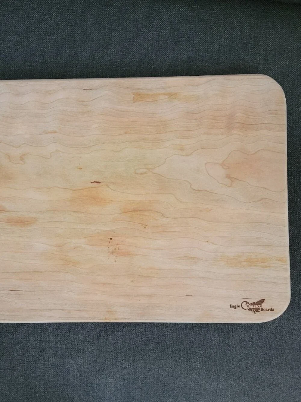 Non-Toxic Cutting Board Serving board in Cherry Wood Chemical free LIGHTLY USED